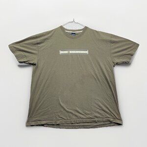 VTG BUM Equipment T-Shirt Men Short Sleeve Faded Green / Beige Men Size XL Read